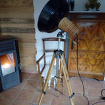 N°99 projecteur sur trépied bois