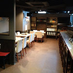 鍋割烹空き地の客席