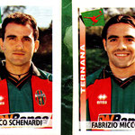 2000-01. Figurine Panini. Schenardi-Miccoli