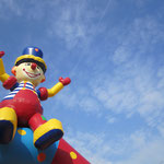 Clown in the air