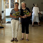 Erschöpft aber glücklich: die beiden Dozentinnen nach dem erfolgreichen Abschluss des Kammermusikkurses 2022 in Hermannsburg 