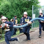 Die Wettkampfgruppe in Aktion.