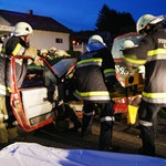 Und auch der ASBÖ unterstützte die Rettungsmannschaften.