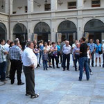Im Innenhof der Spanischen Hofreitschule.