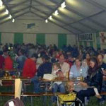 Unser Festzelt war an allen drei Tagen gut besucht.