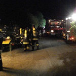 Zahlreiche Feuerwehrmitglieder übten in Michelbach.