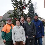 Der Christbaum ziert unseren Vorplatz.