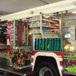 Feuerwehrtechnische Beladung - übersichtlich und geordnet.