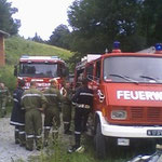 Die eingesetzten Feuerwehren.