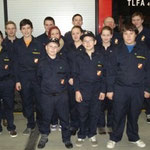 Die Jugendgruppe samt Betreuerteam.