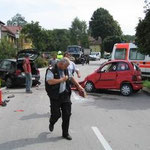 Großes Glück hatten die beiden Insassen des Moped-Autos.