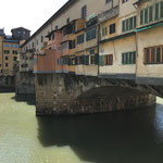 The Ponte Vecchio.