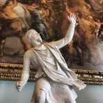 Art in the Galleria degli Uffizi. 