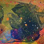 Acryl Mischtechnik 40x50cm