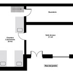 Plan Rez de Jardin
