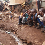 I bimbi di Kibera.