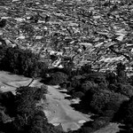 Vista di Kibera slum, Nairobi.