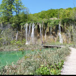 On dénombre 92 cascades au parc de Plitvice