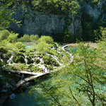 Le parc national de Plitvice, connus pour les seize lacs qu'il renferme.