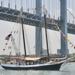 125ft, Gaffer Rigged Schooner, modern tribute to Baltimore Clippers, built 1983 in Rhode Island