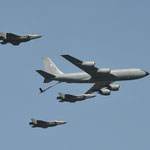 Boeing KC-135R Stratotanker, F-35A Lightning II