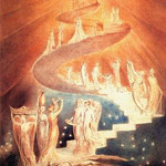 William Blake (1757-1827), L'Echelle de Jacob (1799-1800) - Peinture.