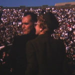 with Father Hesburgh, Irene was his guest at this day
