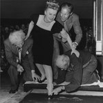 1946 8th July - with Sid Grauman and Rex Harrison