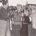 with Patric Knowles and Ralph Bellamy