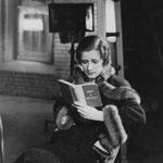 reading on the set of 'Back Street'
