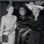 1950 October with Louise Beavers and Hedda Hopper