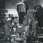 on the set of 'Penny Serenade'