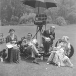 lunch break with Maude Turner Gordon, John Boles and director John Stahl