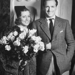 publicity for "Joy Of Living" with Douglas Fairbanks Jr.