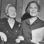 1957 Sept.16 with Mrs. Mary Pillsbury Lord, the other female member of the U.S. delegation to the United Nations