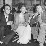 on the set with Sidney Buchman and Charles Vidor