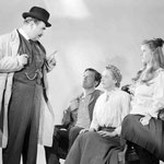 publicity -  with Oscar Homolka, Philip Dorn and Barbara Bel Geddes