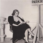 on the set - spending time with one of her favorite activities!