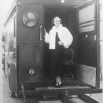 on the Universal lot during the production of 'Magnificent Obsession'