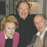 ca.1979  with Father Maurice and William Randolph Hearst, Jr.