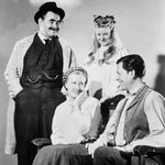 publicity - with Oscar Homolka, Barbara Bel Geddes and Philip Dorn