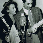 1943 - radio production of "Theodora Goes Wild" with Cary Grant