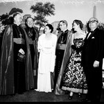 05.28.1952 with Rev. McGrucken, Archbishop McIntyre, Louella Parsons, Bishop Sheen and Louis B. Mayer