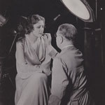 1933 - getting a make-up treatment by Max Factor