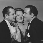 publicity with Robert Montgomery and Preston Foster