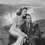 publicity for 'The White Cliffs Of Dover' with Alan Marshal