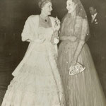 1950 October 30 at the Command Performance of 'The Mudlark' with Valerie Hobson