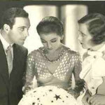 publicity - with Ricardo Cortez and Myrna Loy