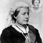 publicity as Queen Victoria in 'The Mudlark'