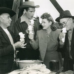 ice cream break on the set